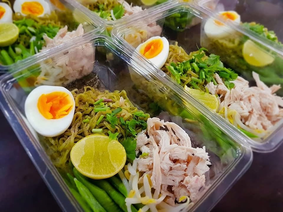บะหมี่ผักเจโมโรเฮยะ 200g.  Moroheiya Vegetarian Noodle