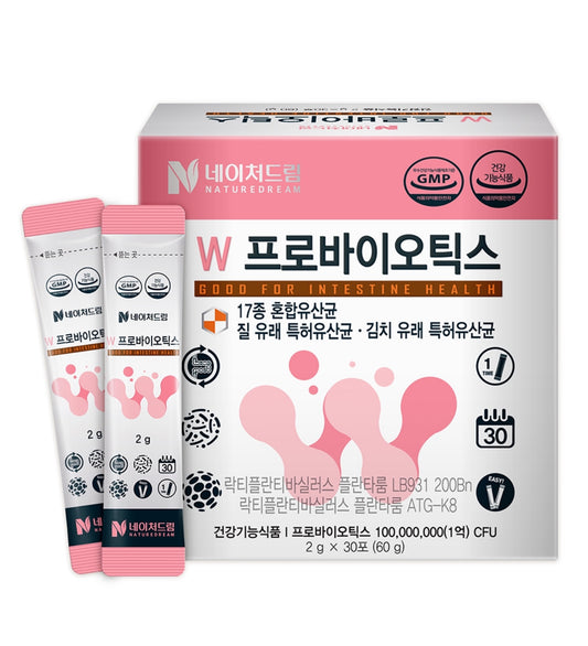 W02 เนเจอร์ดรีมแล็คโต โพรไบโอติกส์ Nature dream  Probiotics 60g