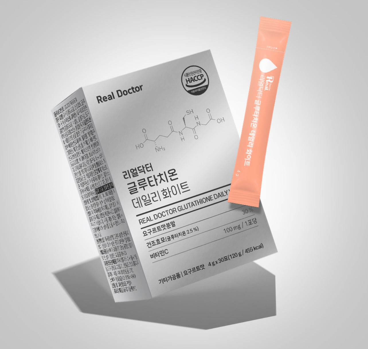 Real Doctor Glutathione Daily White
กลูตาไธโอน1,200 มก. (กลูตาไธโอนความเข้มข้นสูง)