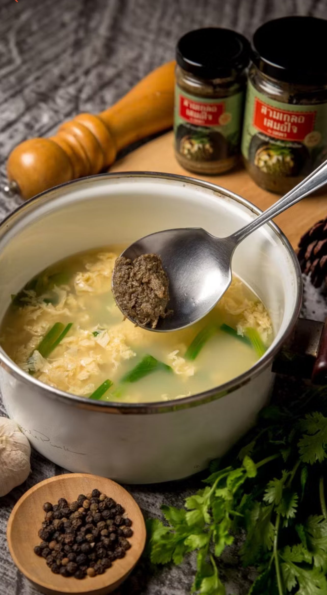 สามเกลอ เสมอใจ (95 กรัม) รากผักชีกระเทียมพริกไทยสำเร็จรูป เครื่องปรุงรสสุขภาพ ธรรมชาติ 100% Keto