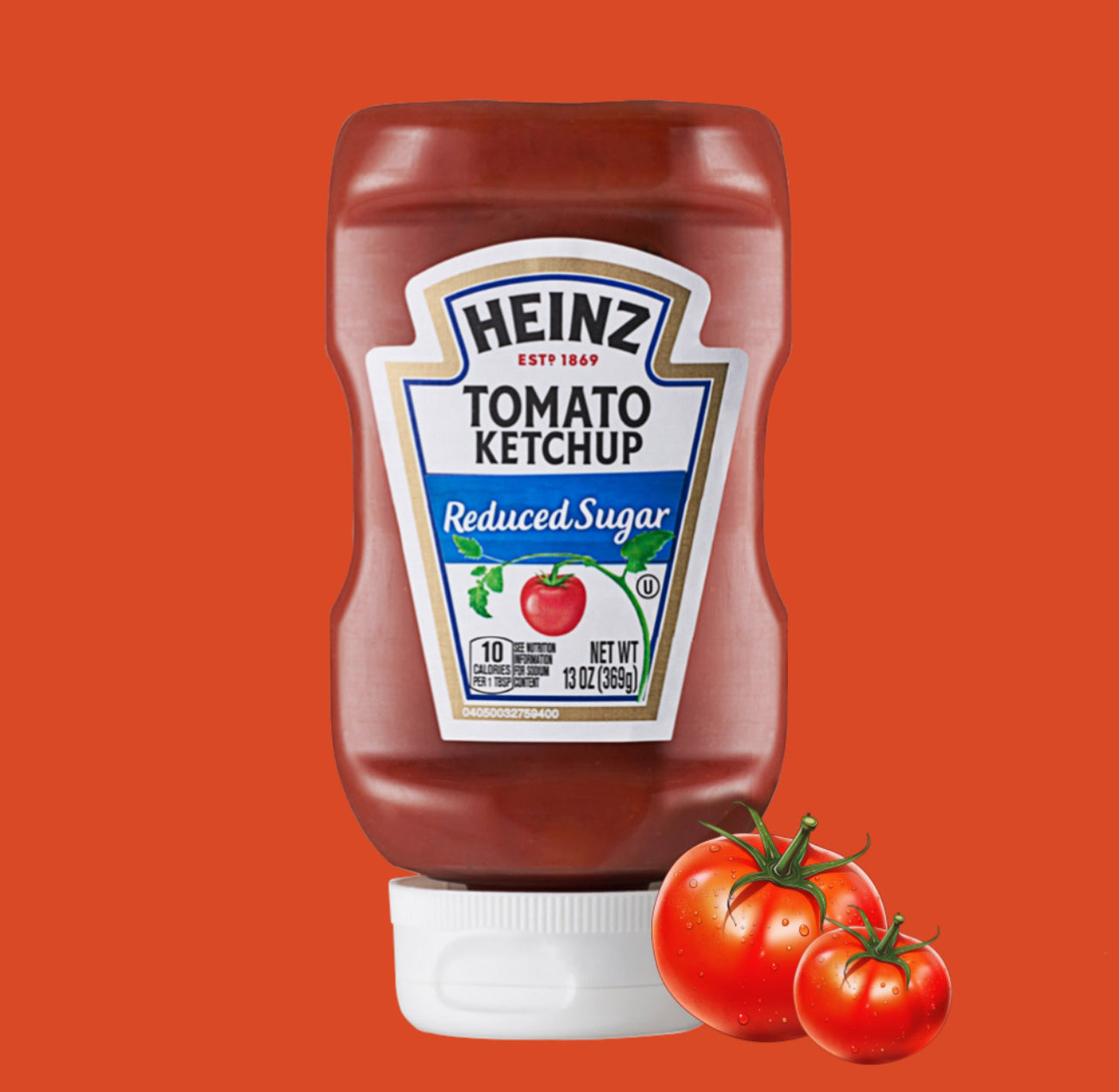 HEINZ Tomato Ketchup Reduced Sugar369 กรัม (13 ออนซ์)
สูตรลดน้ำตาล (Reduced Sugar)