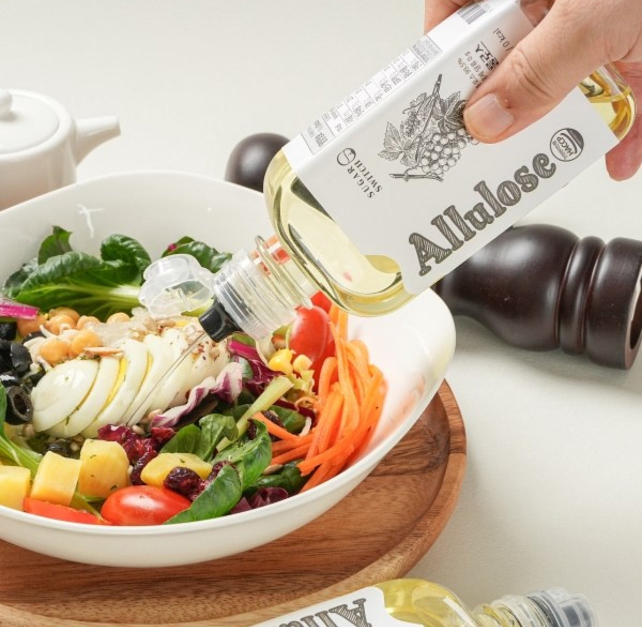 Allulose Syrup – น้ำเชื่อมอัลลูโลส
ทำจากอัลลูโลส 99.5%0 กิโลแคลอรี่ต่อ100กรัม 380ML.