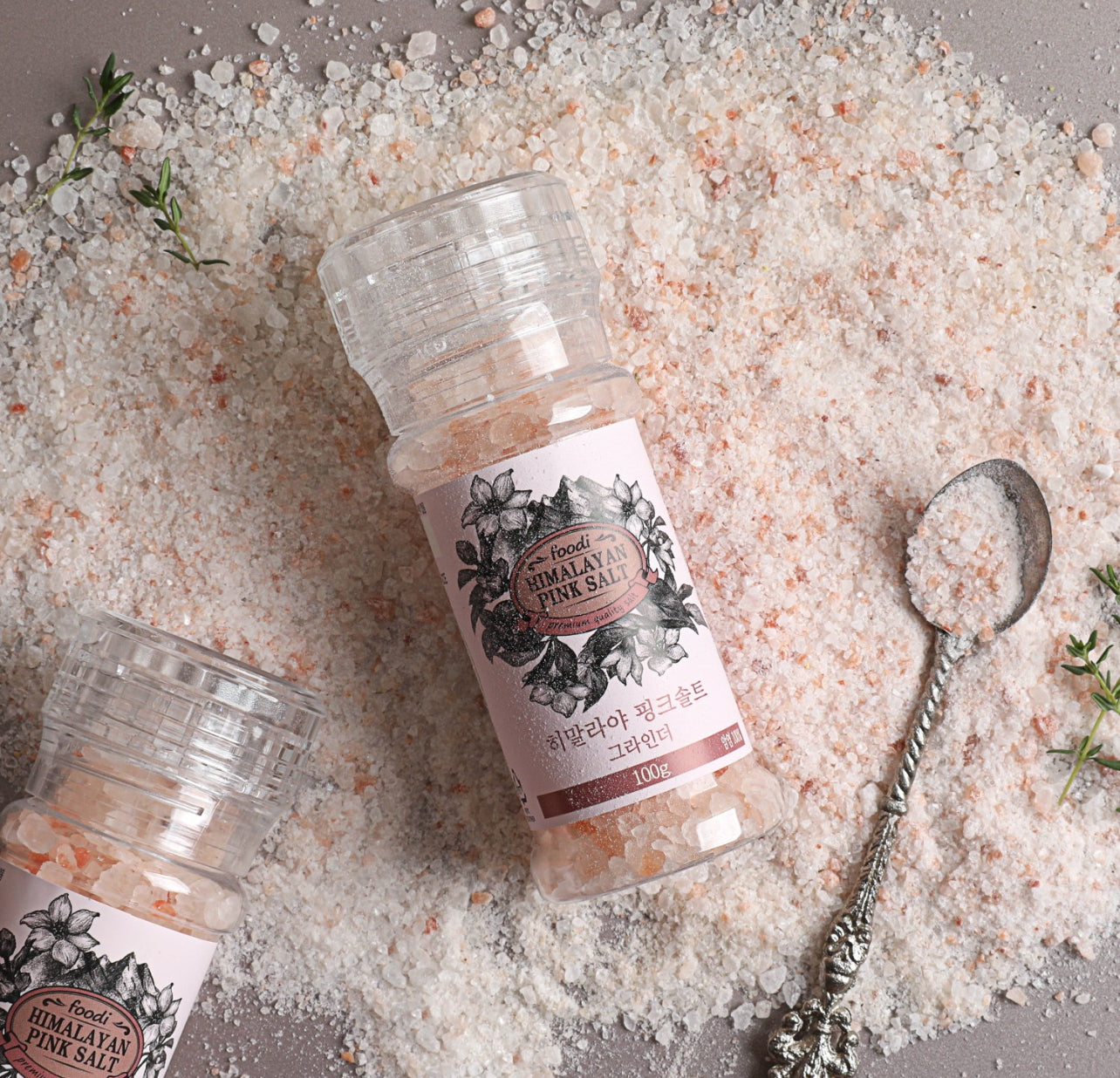 เกลือหิมาลายันสีชมพูแบบเกล็ด (Himalayan Pink Salt Grinder)