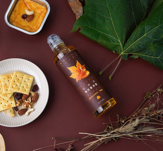 TIVINE Maple Syrup ทีวายน์ 
ไซรัปเมเปิล (Maple Syrup) 400ml.