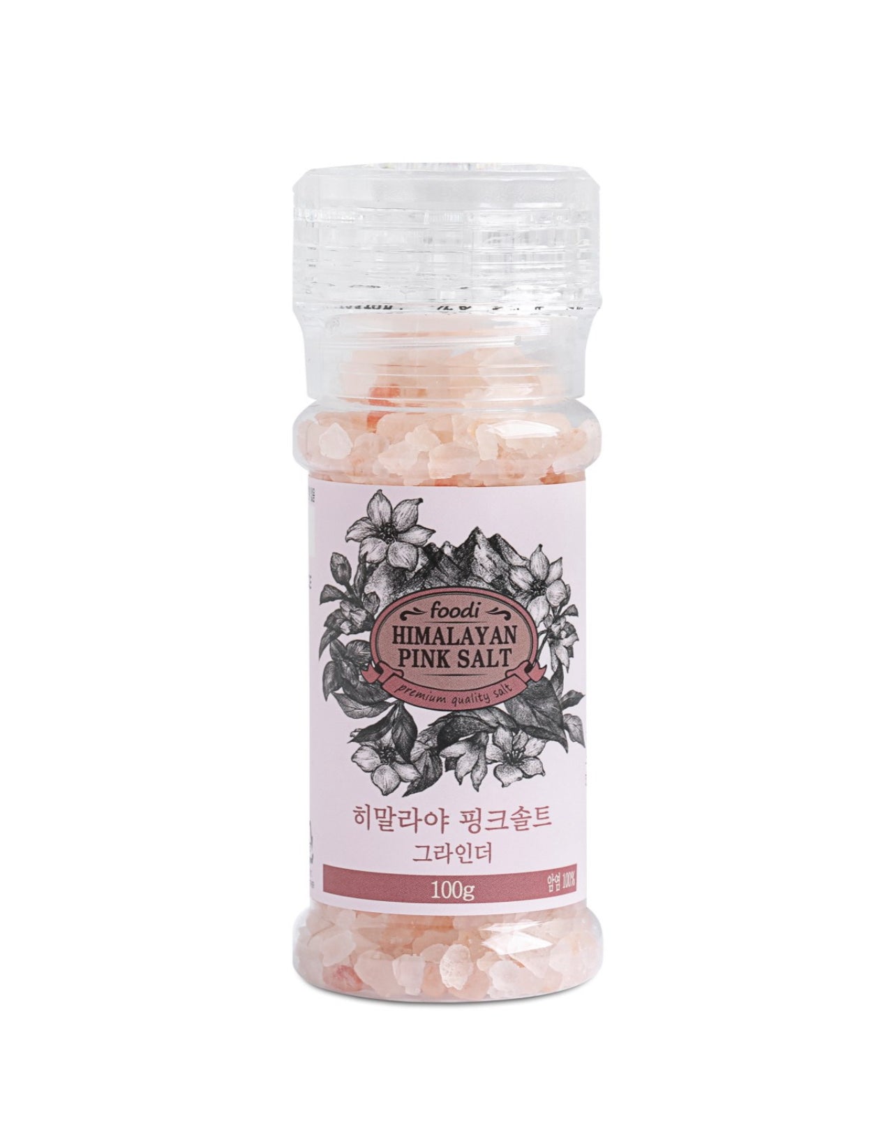 เกลือหิมาลายันสีชมพูแบบเกล็ด (Himalayan Pink Salt Grinder)