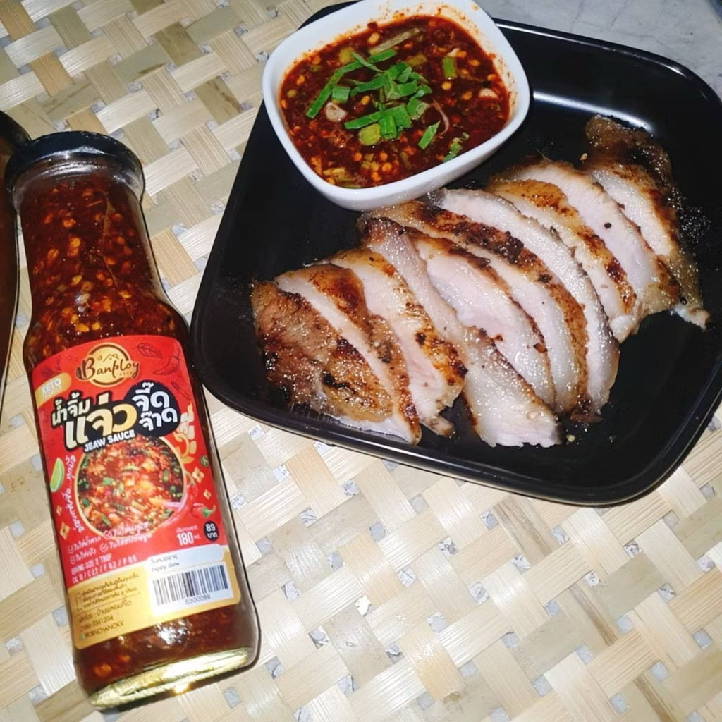 KETO น้ำจิ้มแจ่วจี๊ดจ๊าด สูตรคีโต แซ่บ มะนาวแท้ 180 ml