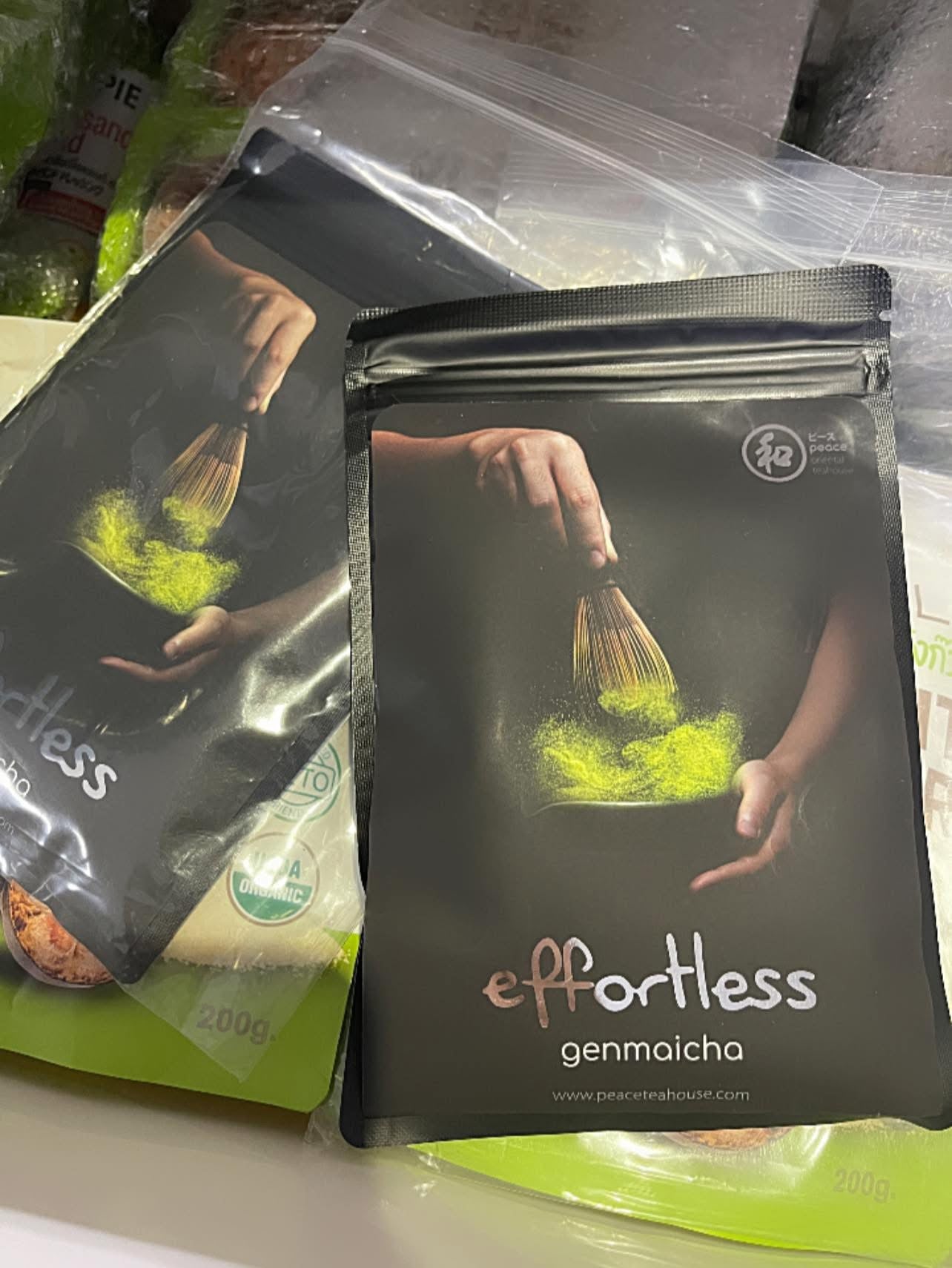 Peace 和 ผงชาเขียว 2in1 
เชคชงง่าย หวานน้อย (มัทฉะ โฮจิฉะ เก็นไมฉะ ) | Effortless Series