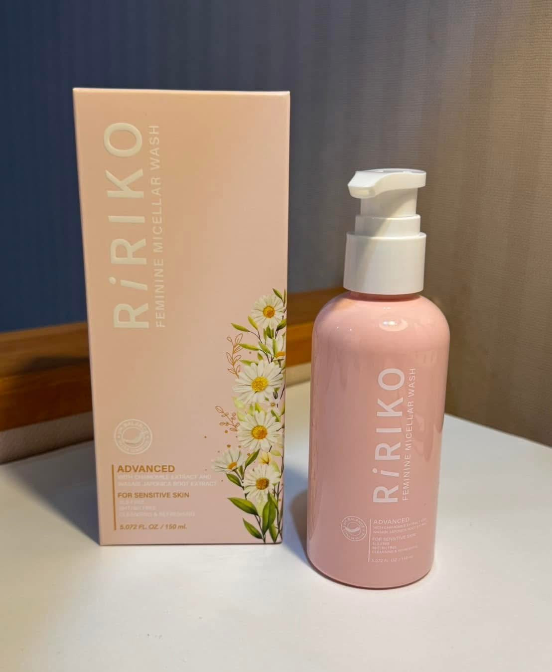 R01ผลิตภัณฑ์ทำความสะอาดจุดซ้อนเร้นริริโก๊ะ RIRIKO FEMININE WASH  บรรจุ 150 ml