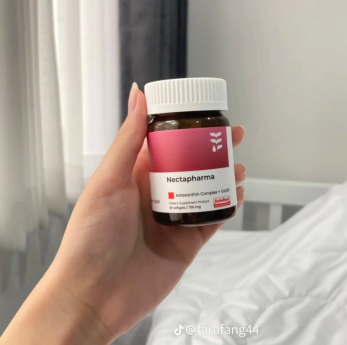 VN01 Nectapharma Luminari Astaxanthin ลูมินารี่ แอสตาแซนธิน ประกอบด้วย Pycnogenol CoQ10 Tocotrienol Piperine Zinc Vitamin C