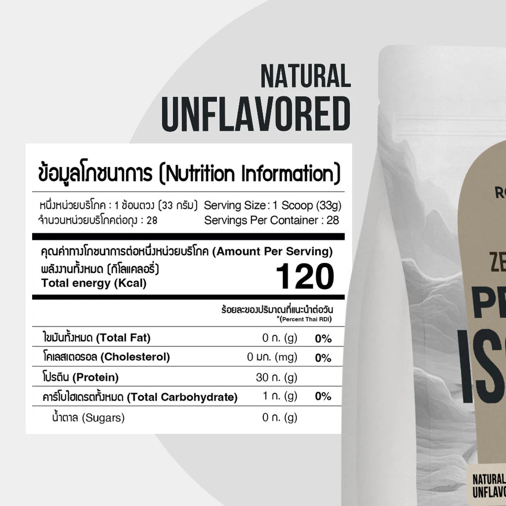 ZERO FAT LEAN Whey Protein Isolate 100% - Rocketeer - เวย์โปรตีนไอโซเลท ไร้ไขมัน