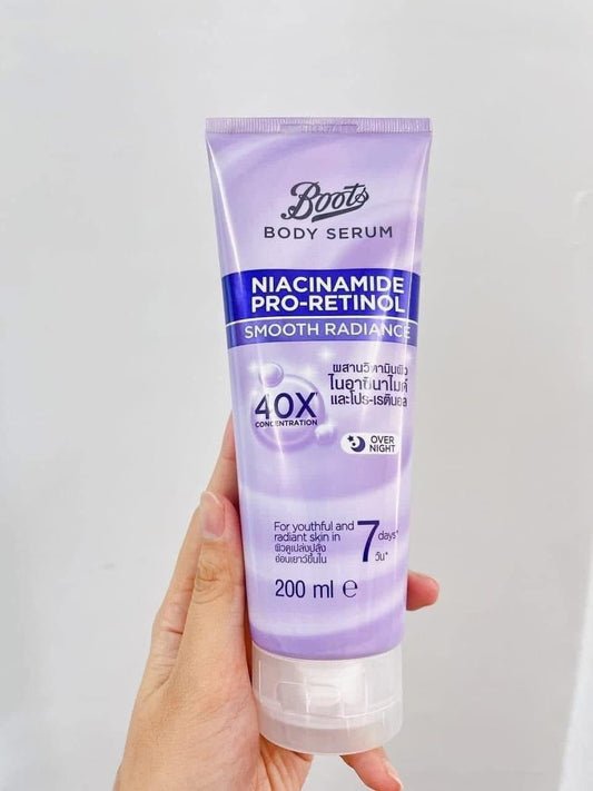 Boots Niacinamide Pro-retinol body lotion 200mL