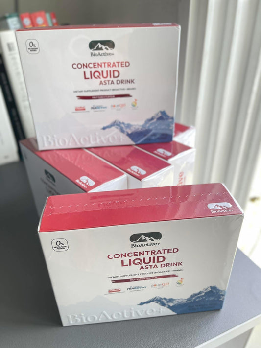 BioActive+Conentrated Liquid Asta Drink Astaxanthin รสชาติ ฟรุตพั้นซ์ คอลลาเจน ลิขวิด แอสต้า ดริ้งค์
