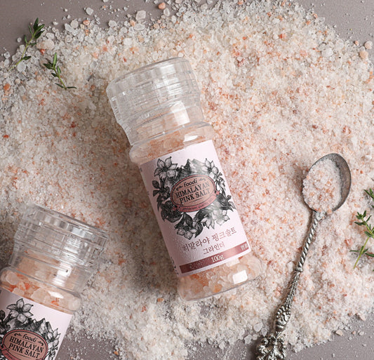 เกลือหิมาลายันสีชมพูแบบเกล็ด (Himalayan Pink Salt Grinder)
