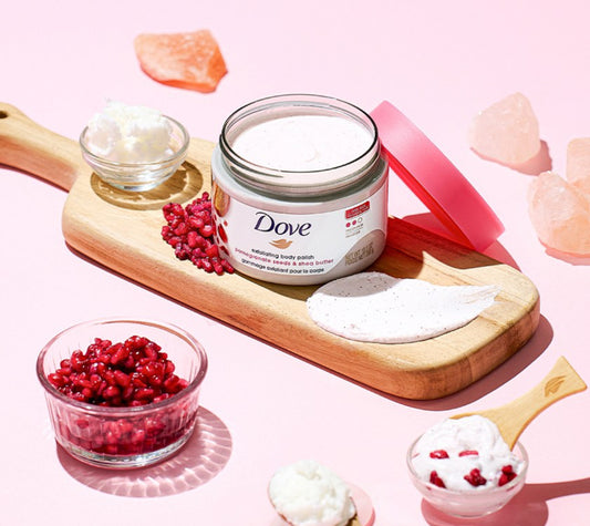 Dove โดฟ บอดี้สครับไอศกรีม ขัดผิว ชุ่มชื้น 10 เท่า สครับผิว ลดผิวลอก ผสมสกินแคร์.