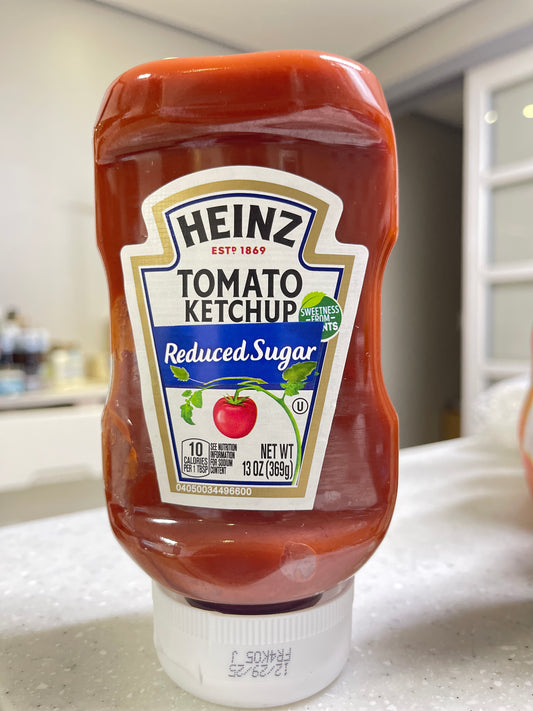 HEINZ Tomato Ketchup Reduced Sugar369 กรัม (13 ออนซ์)
สูตรลดน้ำตาล (Reduced Sugar)