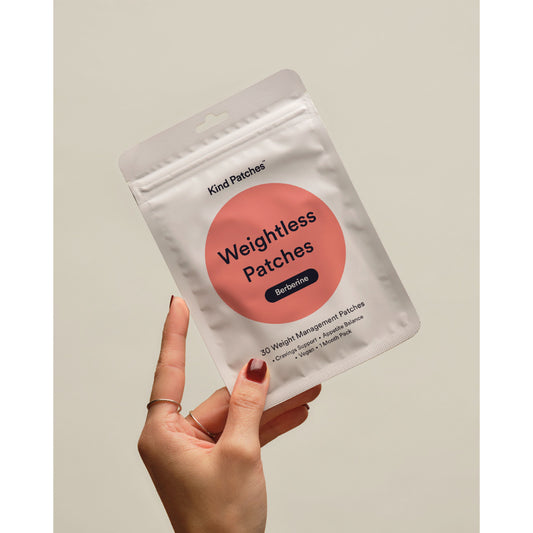 Weightless Patches - Kind Patches I แผ่นแปะวิตามินเสริมสมดุลเบาสบาย ให้รู้สึกอิ่มนาน (30 ชิ้น/แพค)