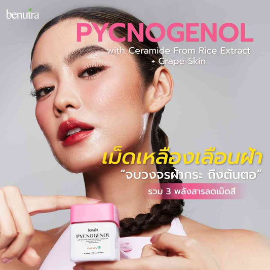 VB02Benutra Pycnogenol with Ceramide From Rice Extract + Grape Skin บีนูทร่า พิกโนจีนอล